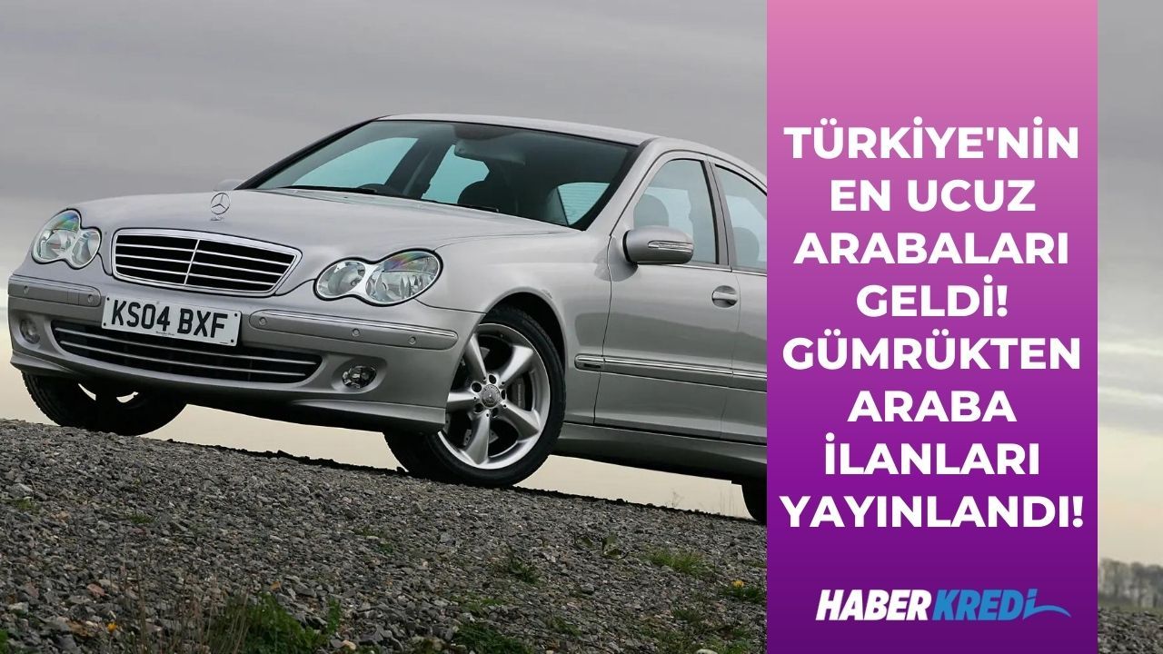 Türkiye'nin en ucuz arabaları satışta! Mercedes C 200 Audi A6 Citroen C4 Picasso 172 bin 500 TL'den başlayan fiyatlarla