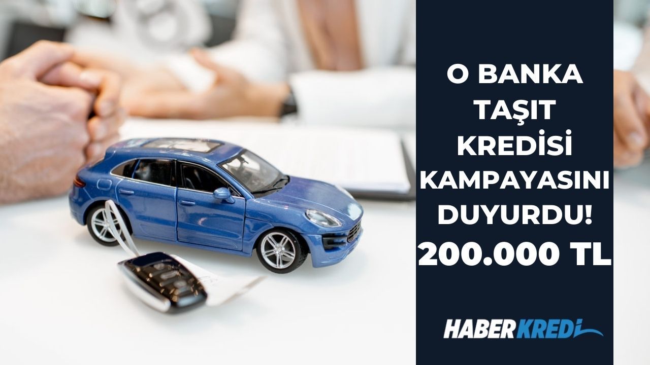 Devlet bankası resmen araba sahibi yapacağını duyurdu! 200 bin TL Vakıfbank taşıt kredisi henüz geldi