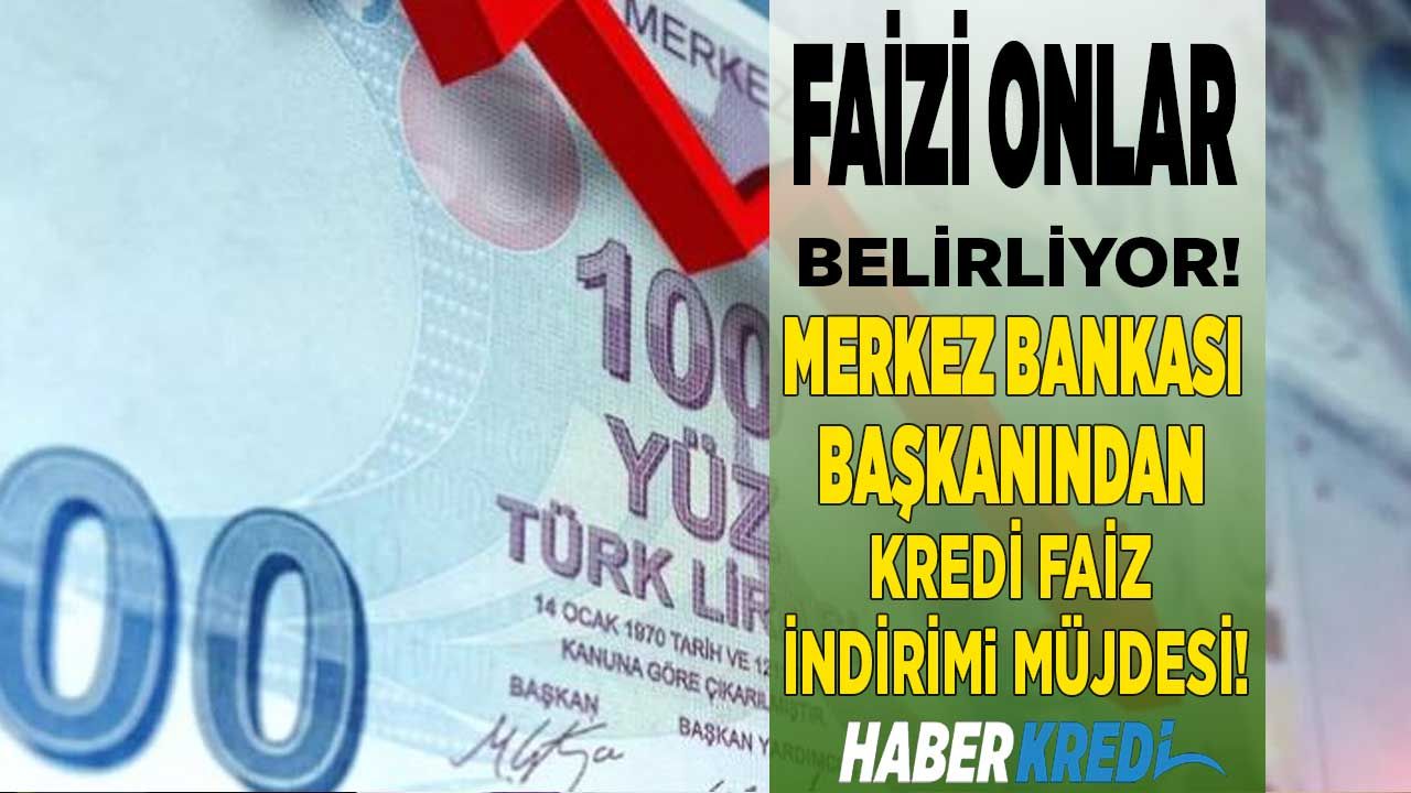 Faizi onlar belirliyor! TCMB Merkez Bankası Başkanı Kavcıoğlun'dan son dakika kredi faiz indirimi müjdesi!